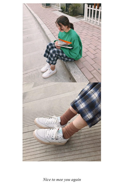 2018 mùa hè Hàn Quốc ulzzang đường phố thấp sneakers trắng siêu lửa retro hoang dã cổ điển giày phụ nữ