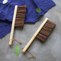 Natural brown silk bed brush cedar wood sweeping bed large brush sofa dust removal brush household cleaning brush dust broom