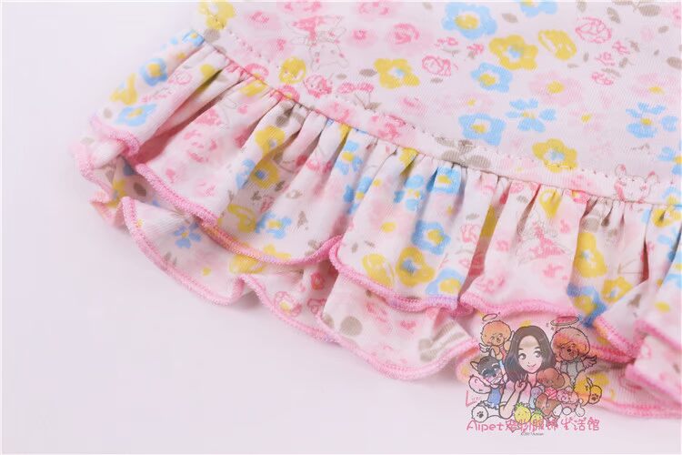 Chỉ thị trấn thú cưng 2019 mùa xuân và mùa hè quần áo thú cưng cotton thêu hoa treo váy chó quần áo thú cưng - Quần áo & phụ kiện thú cưng quần áo cho mèo con