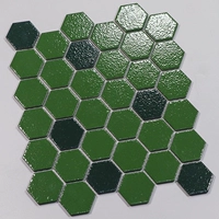 51x59 Hexagon Mainen Dark Green