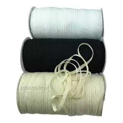 Fine plain canvas cotton yarn webbing baby tie mask ear strap sheet cover tied shoulder strap