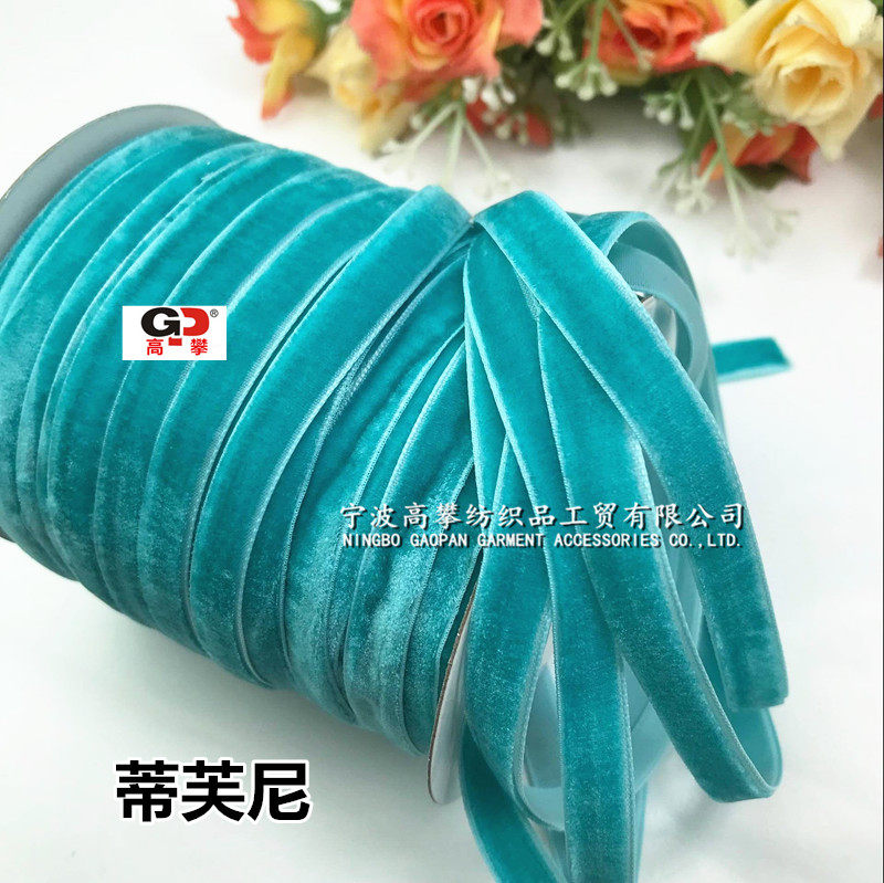 现货1cm丝绒带天鹅绒植绒布缎带丝带绒面绸鞋帽子服装蝴蝶结辅料-阿里巴巴