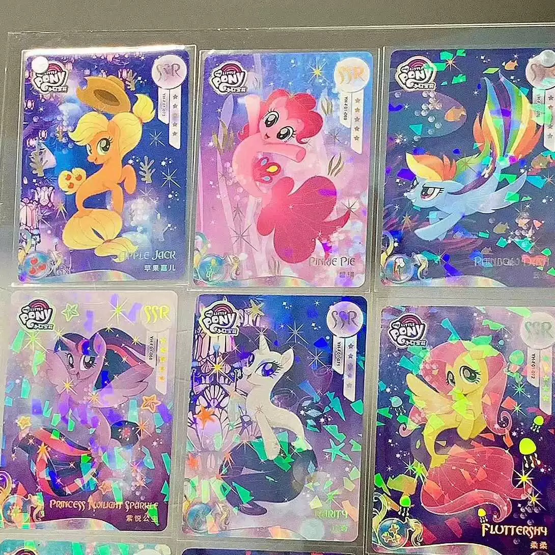 Хуачжуншу (Xiaohongshu) — та же самодельная маленькая лошадь Burry Rainbow Mermaid Card, коллекционная карта без тиража, Biki Ziyue Ziyun Qiyunbao