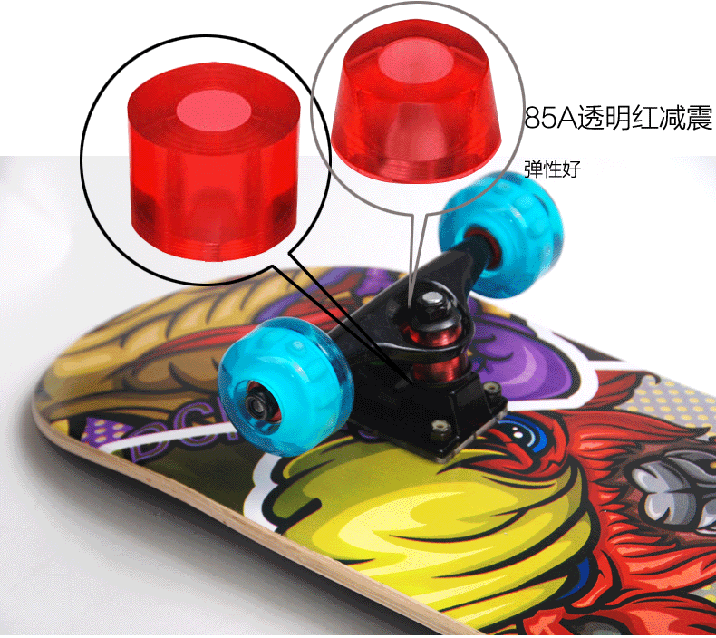 Planche à roulettes DCHONG   - Ref 2596166 Image 9