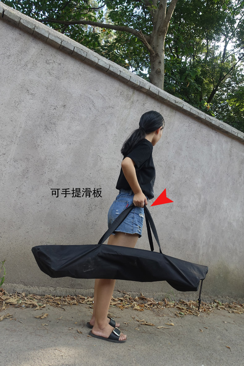 Túi giun lớn vai dài trượt túi Túi xách tay cong vênh bốn bánh ba lô - Trượt băng / Trượt / Thể thao mạo hiểm nón bảo hiểm xe đạp thể thao