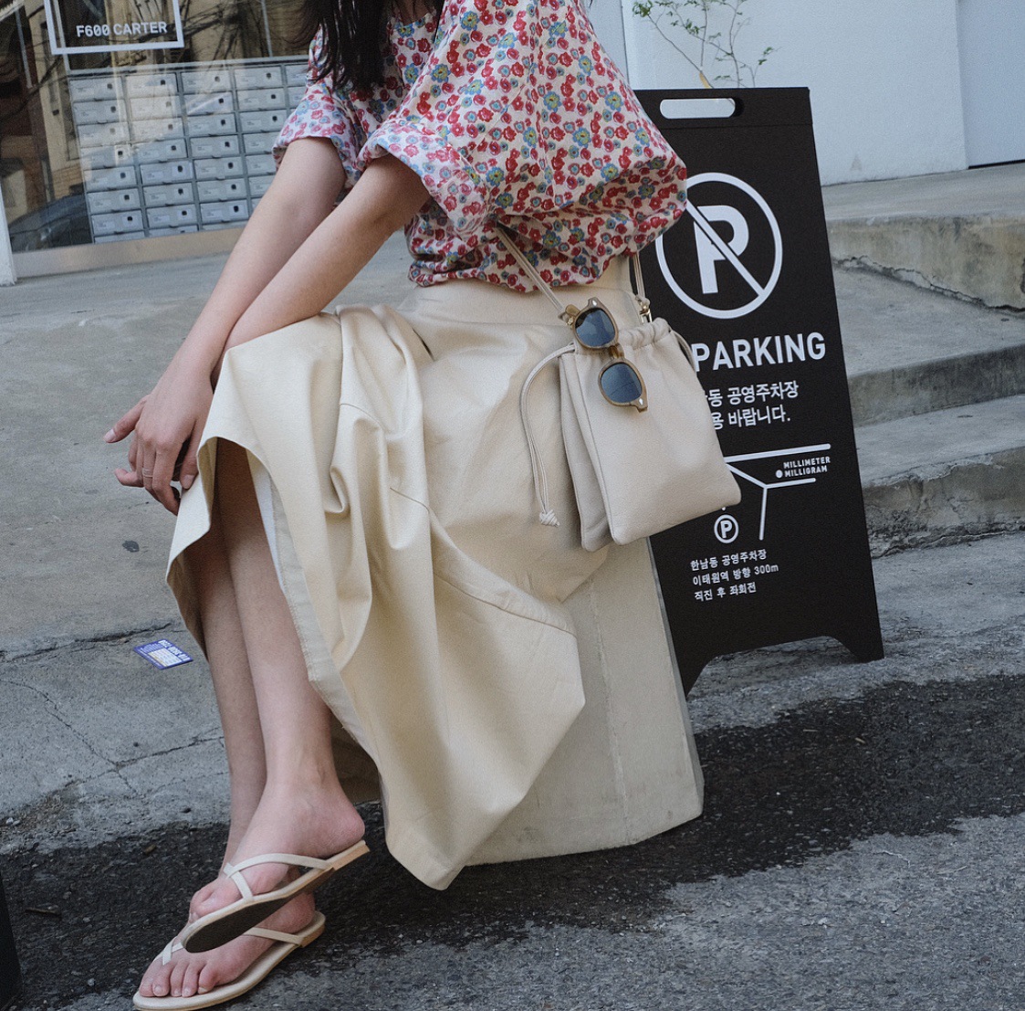 SẢN PHẨM DDSISTER 19 Mùa hè Hàn Quốc thiết kế thích hợp hipster retro slim eo cao nửa váy lót dài - Váy chân váy body