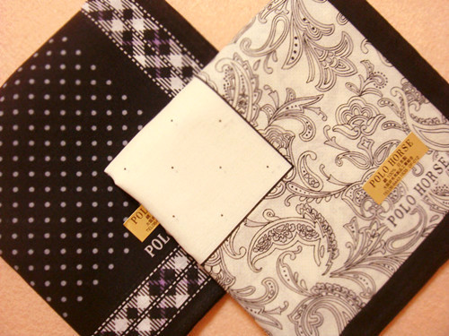 Made in Japan New imported men's cotton cotton soft business totem thin handkerchief handkerchief pocket towel square towel