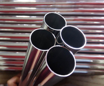Stainless steel decorative pipe industrial round tube square tube flat tube bright tube baking paint can cut thread processing argon arc welding