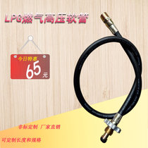 High-pressure steel wire braided hose Gas high-pressure hose gasifier accessories connected to gas cylinder gas hose 2 meters