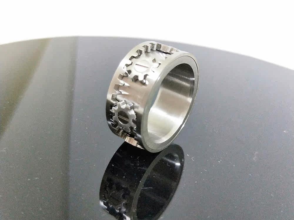 Bague mixte ARSUN JEWELRY en Acier au titane - Ref 3088408 Image 23