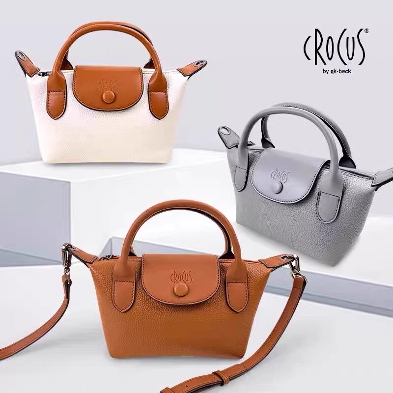 German Crocus Cannes-Style Handbag, Versatile for Daily Commuting, Fashionable, Multiple Options Available, High-End Crossbody Bag