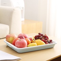 Cup tray Rectangular plastic tea tray Creative drain household living room Nordic European simple cup drain tray