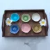 Đĩa nhỏ gốm sứ Jingdezhen, đĩa sữa pha tinh dầu, khay đựng xà phòng khách sạn spa, dụng cụ chăm sóc da làm đẹp, đĩa đựng dầu - Các công cụ làm đẹp khác