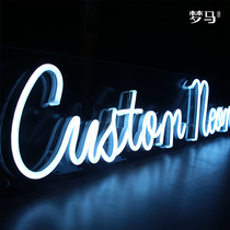 Stainless Steel Illuminated Word Outdoor Advertising Portal Signature LED Acrylic Customized Creative Design Personalized