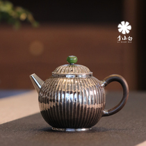Li Xiaosilver pot pure silver 9999 tea silver pot pure silver bubble tea tea silver pot burning water silver pot