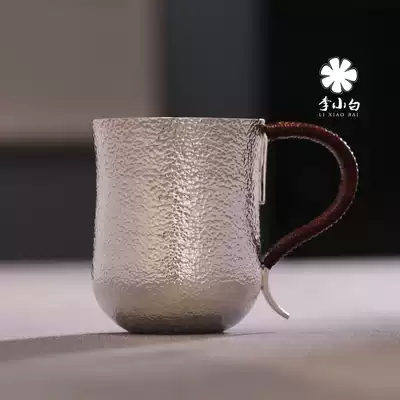Li Xiaobai 9999 Sterling silver Teacup Sterling silver Cup Sterling silver Water Cup Sterling silver Beer cup Sterling Silver Mug