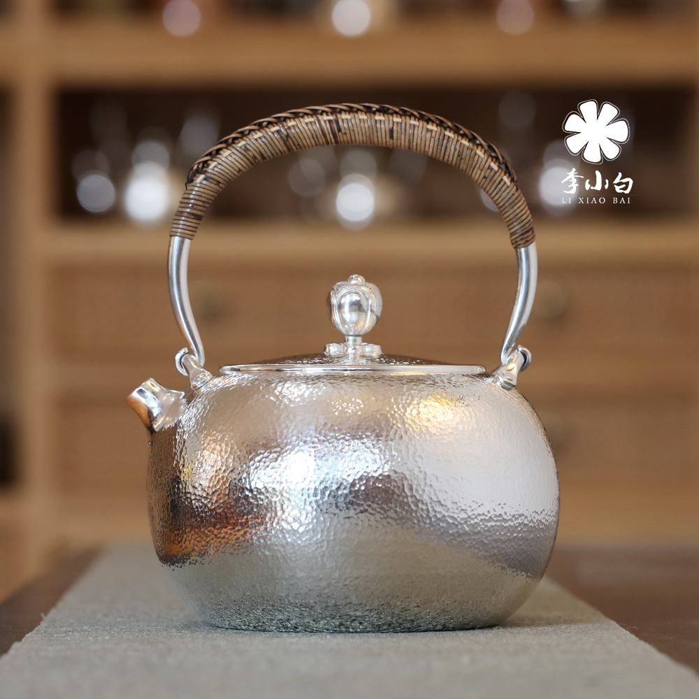 Li Xiaobai Silver Kettle Sterling silver 9999 Kettle Silver Kettle Kettle Silver Kettle Silver Kettle Teapot