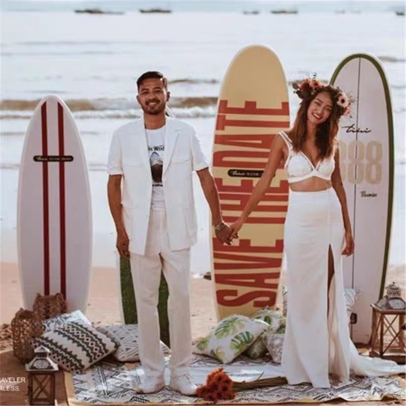 New Photo Studio Surfboard Props Outdoor Beach Wedding Photography Creative DIY Board Sanya Seaside Photo Shoot Sailboard