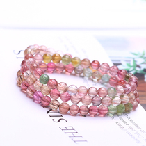 Xiaolei live room natural tourmaline summer fresh cool ice cream multi-circle hand string