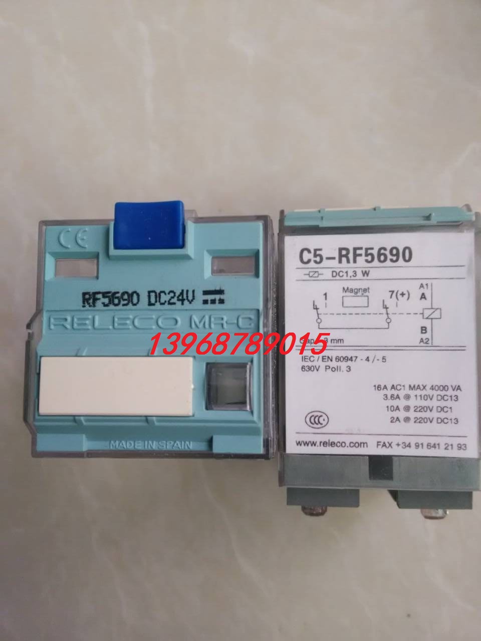 Spot supply new original packaging Spanish RELECO relay C5-RF5690 DC24V warranty for two years