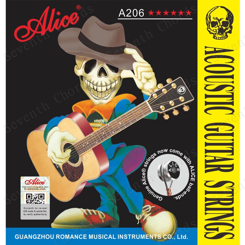Alice A206 series folk guitar strings Alice wooden guitar strings folk guitar strings set of strings