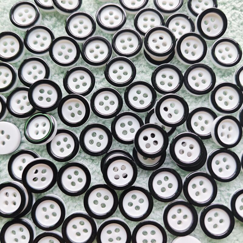 Resin White Black Thin Edge Button Shirt Button Shirt Button Clothes Button Shirt Button Small Button Resin White Black Thin Edge Button Shirt Button Shirt Button Clothes Button Shirt Button Small Button