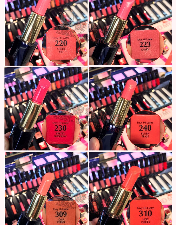 Estee Lauder Hoa Son môi ngưỡng mộ Son môi nữ Bean Paste Large Cousin Màu 420 333 130 260 - Son môi missha dare rouge velvet