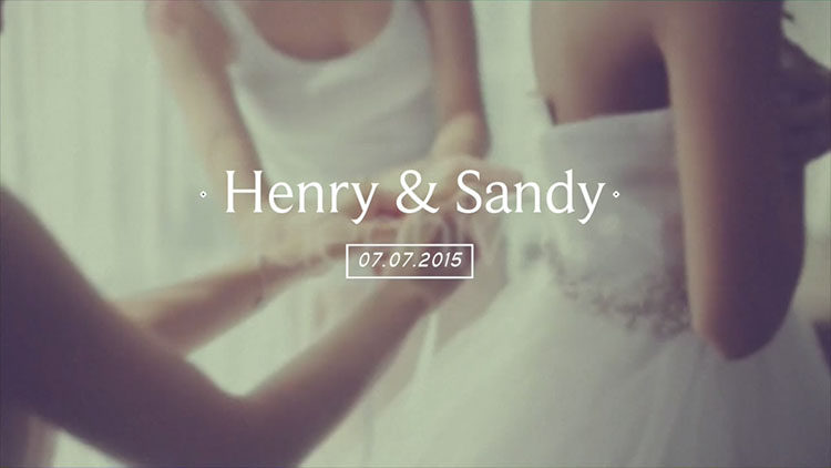 Final Cut Pro X 插件 10组时尚花纹生长婚礼名字日期标题 第三季