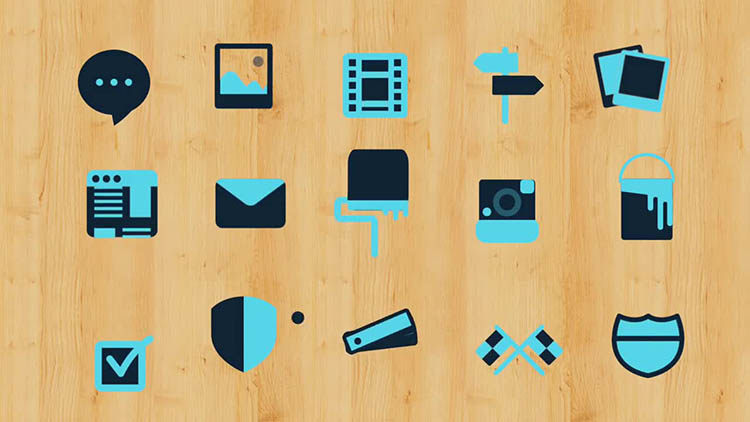 Final Cut Pro X 插件 Symbol 流行符号动画192个 for FCPX