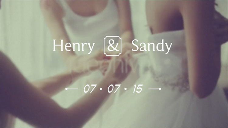 Final Cut Pro X 插件 10组时尚花纹生长婚礼名字日期标题 第三季