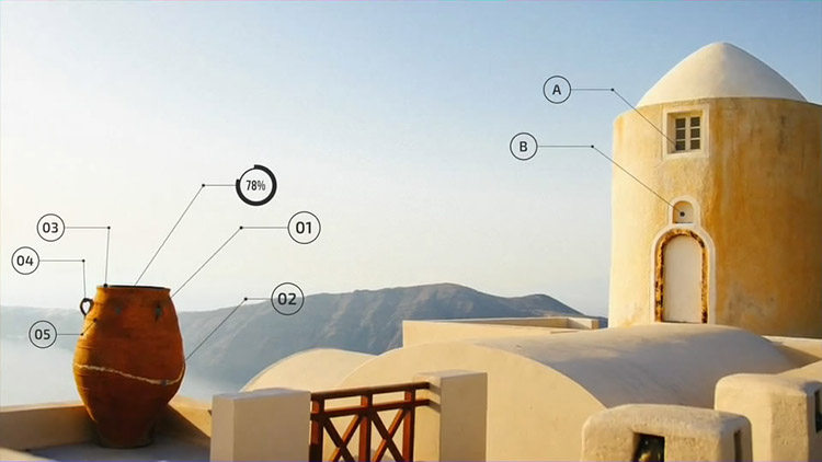 FCPX插件：50种线条呼出文字标题介绍注释解说动画效果