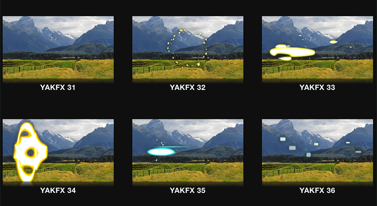 FCPX插件93个卡通火花火星加速线效果动画