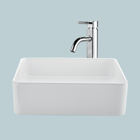 Huida Ceramic Washbasin Home Terrace Basin Art Basin Art Bowl Terrace Basin Square Washbasin HDA054