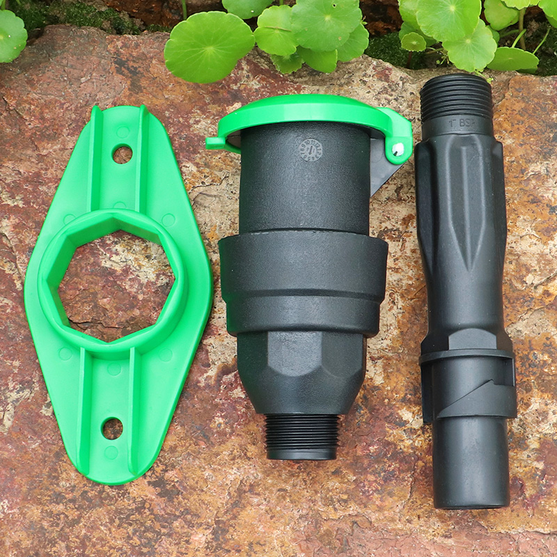 6 points 1 inch lawn water intake pole community ground quick water intake valve insert rod ground watering car wash RV accessories