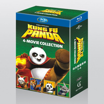 Blu-ray Ultra HD Animated Movie Kung Fu Panda 1-4 Disc BD Disc Mandarin English Chinese Subtitles