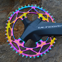 PASS QUEST 110BCD road car titanium-plated oval positive and negative tooth single disc platter 7000 8000 9100