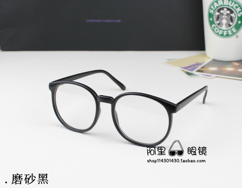 GIMMAX triều mới của nam giới đen khung kính retro vòng khung kính khung nữ không có ống kính kính cận thị khung kính