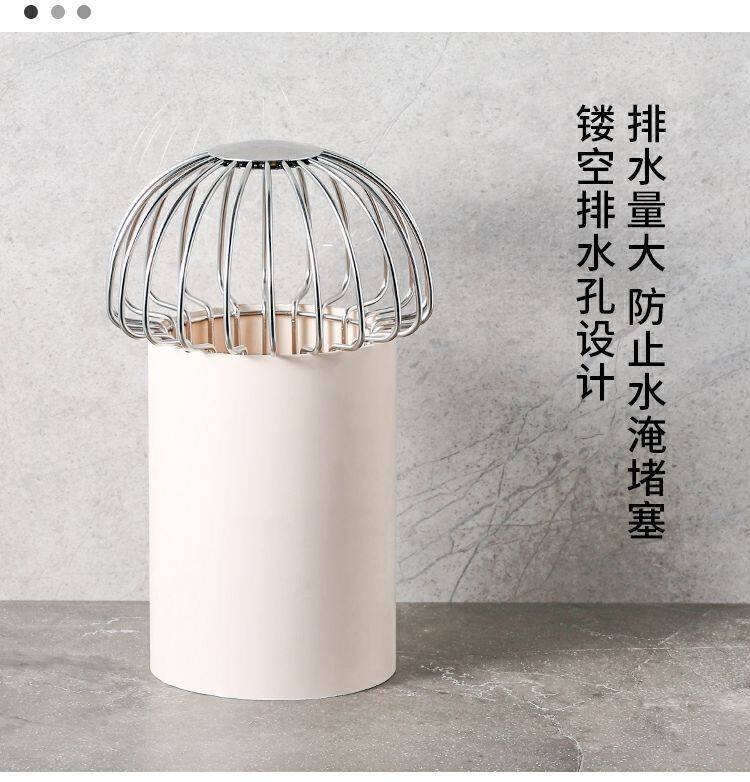 Трапных аксессуары 304不锈钢阳台地漏 天台庭院花园户外水封防臭室外50管75过滤网