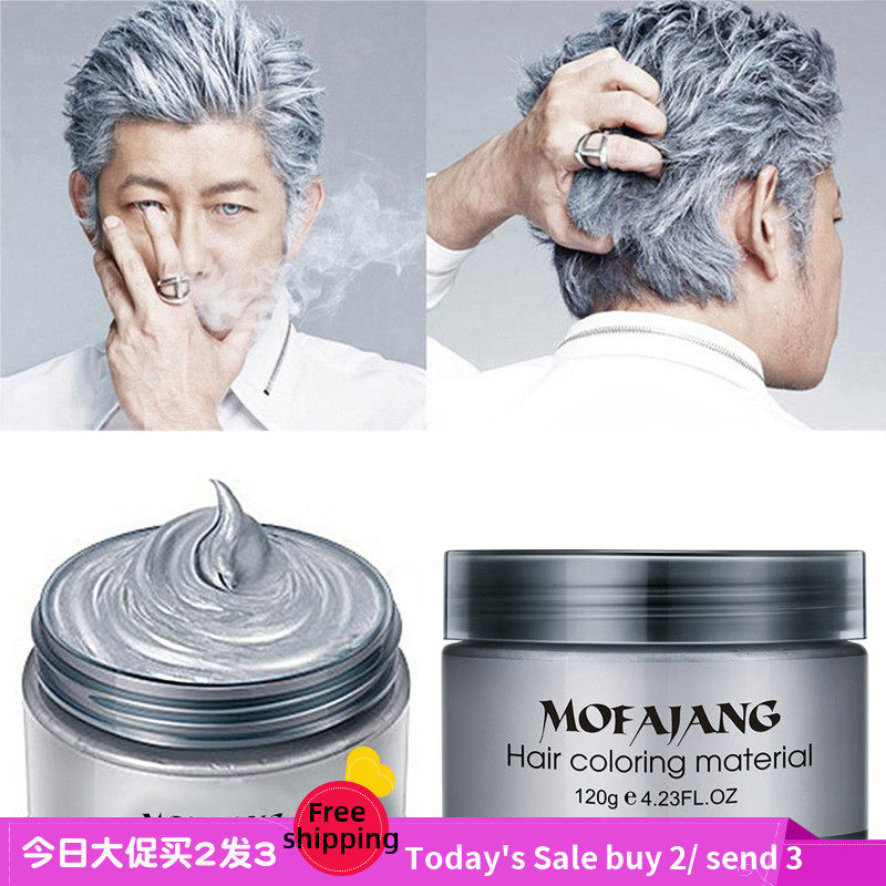 Hair Color Wax Dye Color Wax Dye Japanese grandma grey disposable mud multicolor