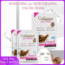 20pcs Snail mask Collagen Essence Facial Desalination