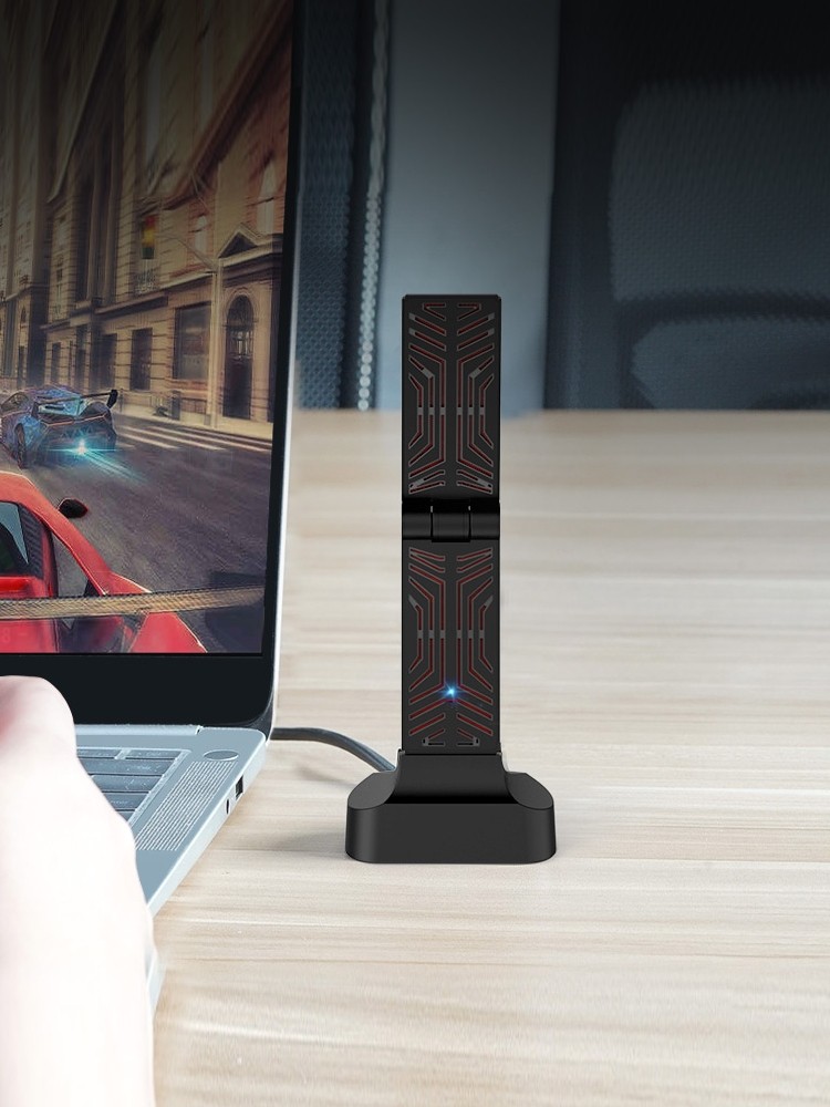 [Wifi6 Wireless Network Card] Ruin Ax1800 Desktop Notebook Usb3.0 Network Card 5g Gigabit Dual-Band Wifi Receiver Win10/11 Dormitory Wireless Hotspot Transmitter