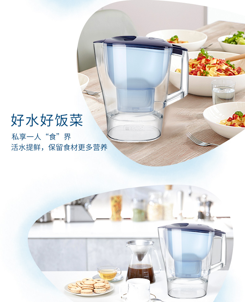 碧然德 Aluna XL 净水壶 3.5L+ 4个滤芯 图4