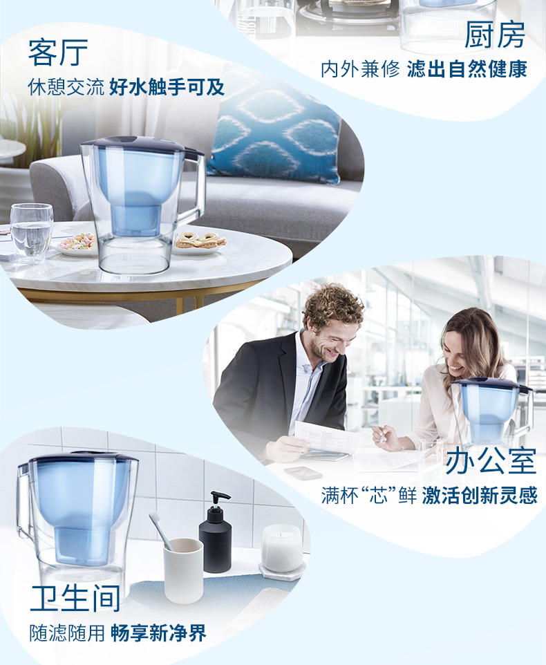 碧然德 Aluna XL 净水壶 3.5L+ 4个滤芯 图6