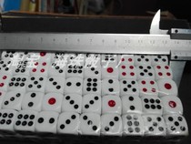 No. 14 dice red black blue dots 13 5mm mm rounded corners regular Taiwan bar ktv drinking dice shaking cup guessing