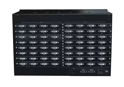 Engineering DVI matrix 24 in 28 out HD digital audio and video matrix switcher LCD splicing screen