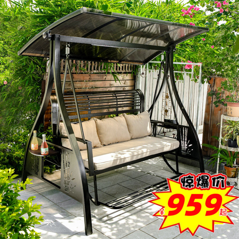 Outdoor Autumn Thousands Yard Garden Garden Casual Open-air Balcony Solar Bibassinet Chair Home Terrace Outdoor Hanging Chair-Taobao