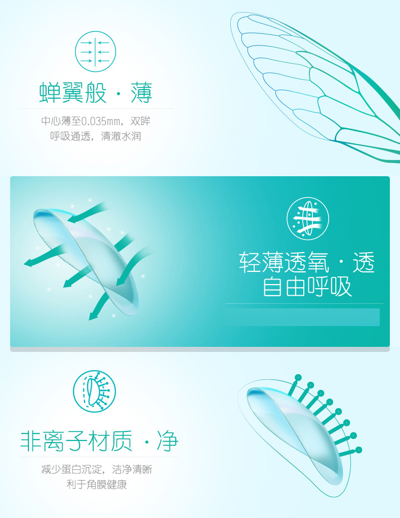 Gửi 5 nghi thức] Kính áp tròng Bausch & boo cận thị nửa năm ném hộp 2 mảnh mỏng qua 6 cửa hàng hàng đầu xác thực - Kính đeo mắt kính tròng kính siêu mỏng 1.76