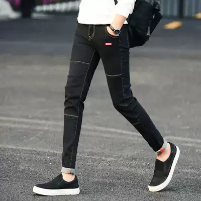 Autumn nine jeans male Korean version of the spring 9 fen ku wild slim yan guan ku high-end fashion men's trousers