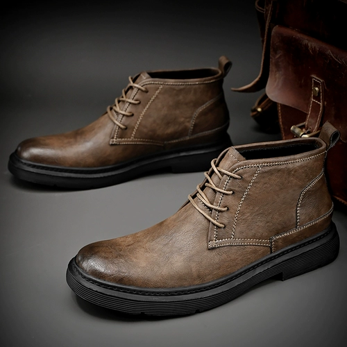 Martens, высокие сетчатые сапоги в английском стиле, из натуральной кожи, в британском стиле, осенние, популярно в интернете, большой размер