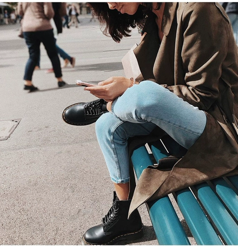 Martens, высокие ботинки в английском стиле, демисезонная обувь, туфли для влюбленных, сапоги подходит для мужчин и женщин, в британском стиле